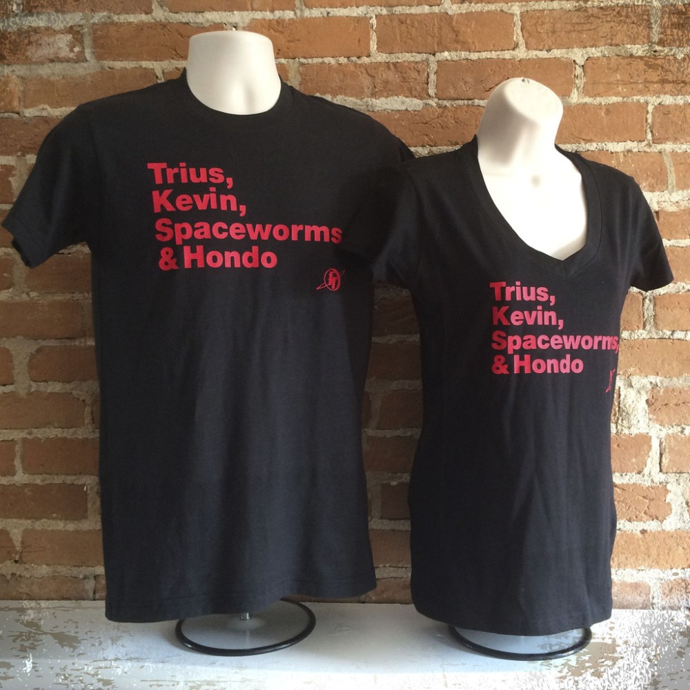 Trius, Kevin, Spaceworms and Hondo Tshirt